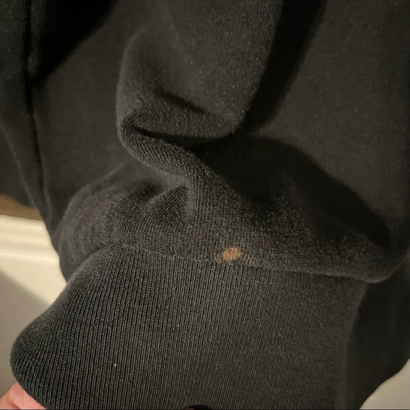 Black Tunic Style Victoria’s Secret Pink Sweater with White Dog, Size Small - Picture 3 of 7